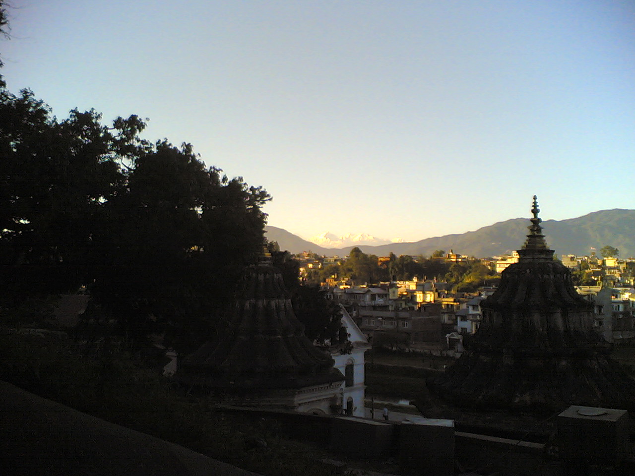 Seen from Pashupatinath in Kathmandu