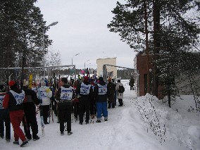 Retkiladulle pstiin ylittmll Rajakosken patosilta