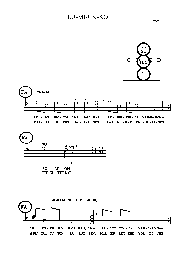 KLIK-KAA:   KUU-LET  MU-SII-KIN