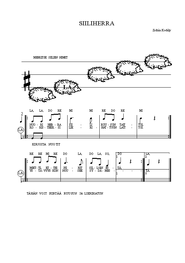 KLIK-KAA:  KUU-LET   MU-SII-KIN