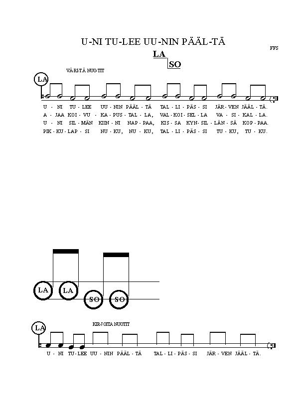 KLIK-KAA:   KUU-LET  MU-SII-KIN