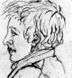 Gustave Flaubert veljensä piirtämänä